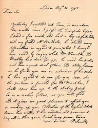 Una lettera di Paul Sandby, 1795 1904