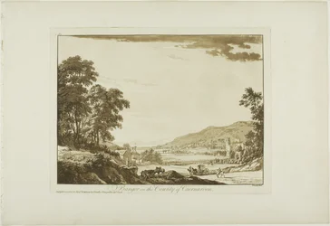 Bangor nella contea di Caernarvon