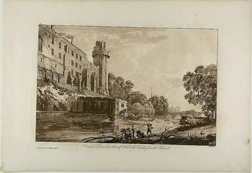 Torre di Cesare e parte del castello di Warwick dall