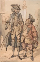 Caricatura di George Bubb Dodington e Sir Thomas Robinson