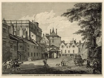 Scotland Yard con parte della Banqueting House