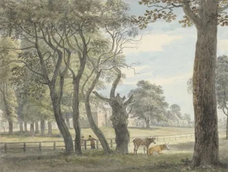 Il magazzino della polvere da sparo, Hyde Park, c.1790