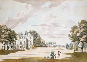 La facciata sud di Strawberry Hill
