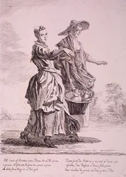 Due Venditori di Stoviglie, Grida di Londra, 1760
