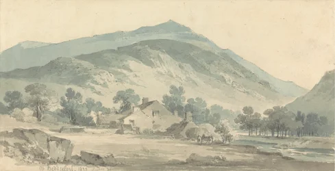 Paesaggio a Beddgelert, Galles del Nord