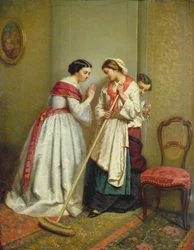 Il corso del vero amore non scorre mai liscio (olio su tavola)