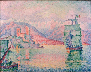 Porto di Antibes al tramonto