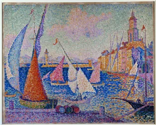 Le Quai. St. Tropez (olio su tela)