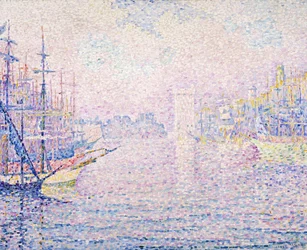 Porto di Marsiglia, nebbia mattutina, 1906