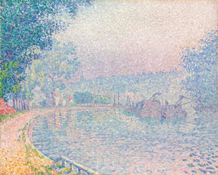 Samois, La Berge, mattina