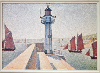 Il faro di Portrieux (olio su tela)