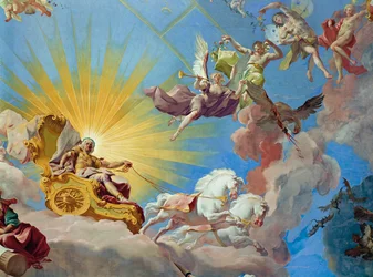 Affresco sul soffitto Apoteosi dell