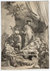 I santi Cosma e Damiano che curano i malati