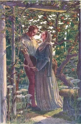Incontro equo delle affezioni più rare, illustrazione da La Tempesta, 1908