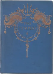 Progettazione della copertina anteriore, illustrazione da La Tempesta, 1908