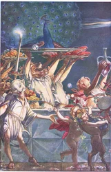 Dacci gentili custodi, Cieli!-cosa erano questi?, illustrazione da La Tempesta, 1908