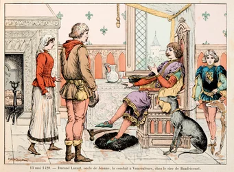 Illustrazione tratta dal libro Jeanne d