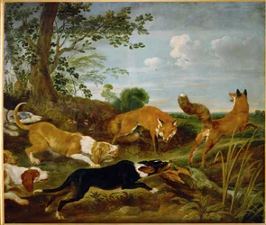 Caccia alla volpe, prima del 1635
