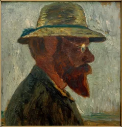 Paesaggio con pini