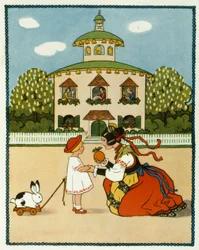 (...) A Roma sorge un campanile / Vi si affacciano tre belle fanciulle (...)