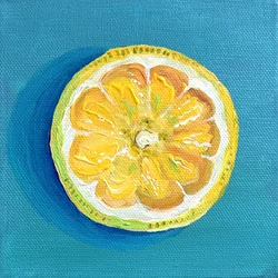Semplice fetta di limone