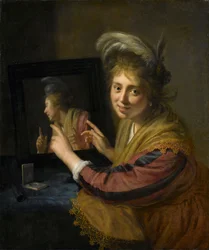 Ragazza allo specchio