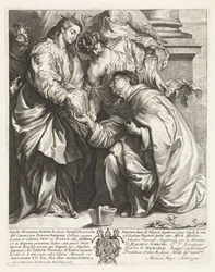 Visione di San Hermann Giuseppe (versione b)