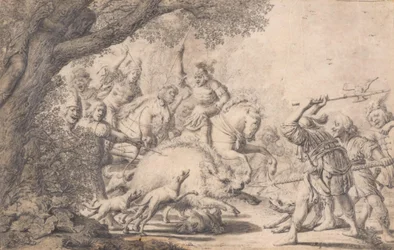 La caccia a un cinghiale