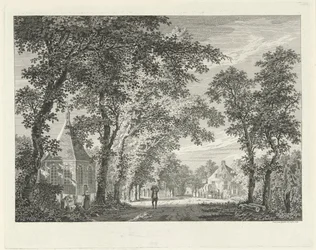 Veduta del villaggio di Driebergen, 1754