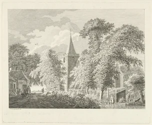 Veduta del villaggio di Maartensdijk, 1753