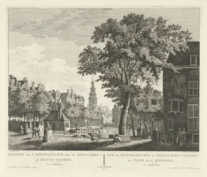 Veduta della Torre della Zecca ad Amsterdam