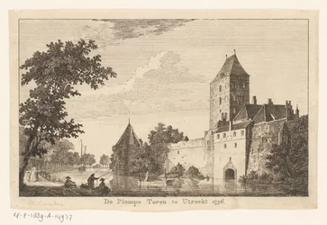 Vista della Torre Plompe a Utrecht, 1756