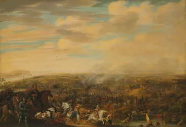 Il principe Maurizio alla battaglia di Nieuwpoort, 2 luglio 1600