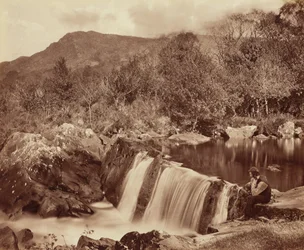 Cascata, contea di Wicklow, c. 1870 (foto)