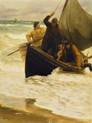Pescatore che torna a casa, Skagen, 1885