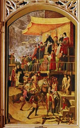 Autodafé di San Domingo de Guzman (dipinto su tavola)