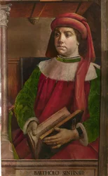 Bartole, in latino Bartolus de Saxoferrato (1313-1356). Dimensioni: 95x57, ca. 1473-1475, Galleria Nazionale delle Marche, Urbino