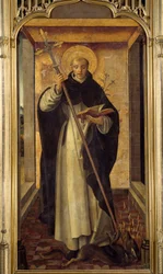 Rappresentazione di San Domenico di Guzman (1170-1221), fondatore dell