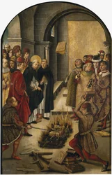 La disputa tra san Domenico e gli albigesi, 1493-1499