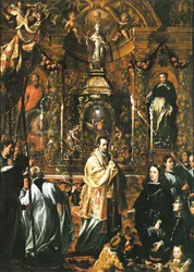 Carlo II davanti alla Sacra Forma - Pedro Ruiz González