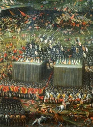 Sconfitta e fuga degli eserciti ungheresi e boemi (dettaglio)