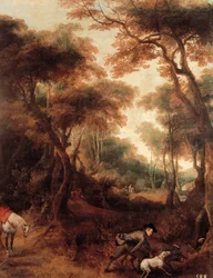 Re Filippo IV di Spagna (1605-1665) a caccia (dettaglio). Dipinto di Peter Snayers (1592-1667). 1621-1665. Madrid. Museo del Prado.