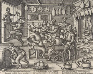 La cucina grassa, dalla serie Scimmie