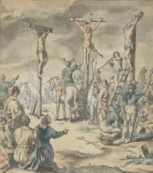 La crocifissione di Cristo, fine XVIII secolo