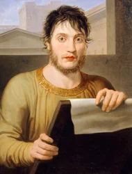 Giuseppe Guizzardi in abito antico