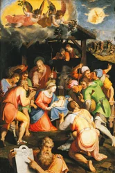 Adorazione dei pastori, di Pellegrino Tibaldi
