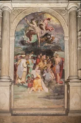 San Giovanni Battista che battezza le persone, Cappella Poggi