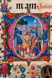 "Strage degli innocenti", di Pellegrino di Mariano. Dettaglio.