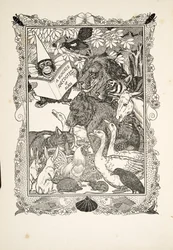 Frontespizio, da A Hundred Anecdotes of Animals, pub. 1924