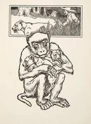 Richiesta di soccorso, da A Hundred Anecdotes of Animals, pub. 1924